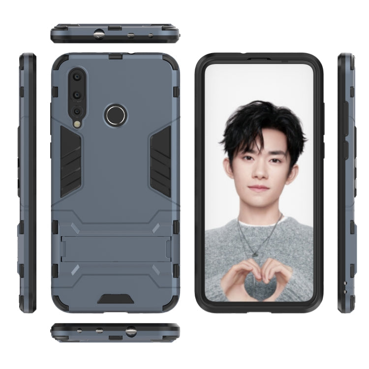 Shockproof PC + TPU Case for Huawei Nova 4, with Holder, For Huawei Nova 4, For Nova 4