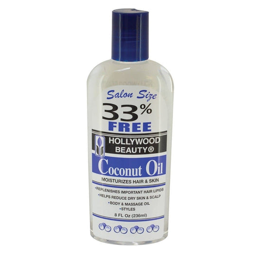 Hollywood Beauty Coconut Oil Moisturizer: Nourishing Hydration for Hair & Skin 236ml/7.98 oz