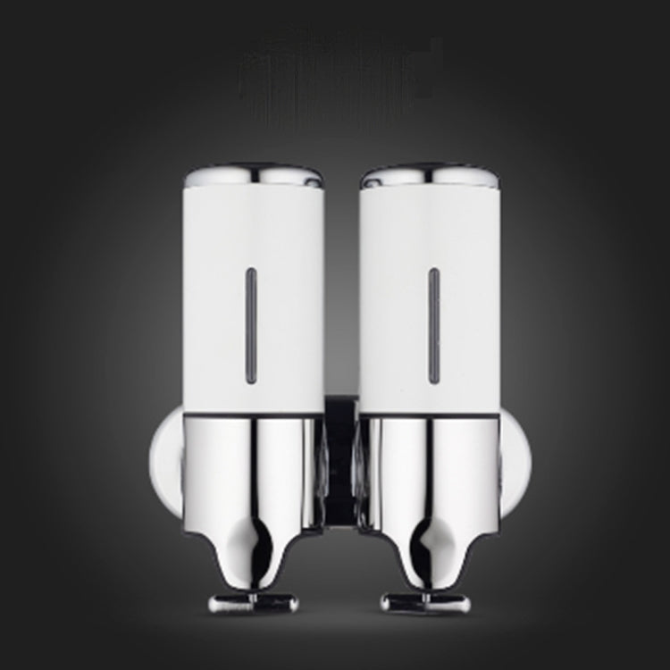 Dual Hotel Shower Manual Dispenser Wall Mounted Washing Liquid Shampoo Soap Bottle, Capacity: 1000ml, 1000ml/Transparent, 1000ml/White, 1000ml/Dark Red, 1000ml/Silver, 1000ml/Black, 1000ml/Gold