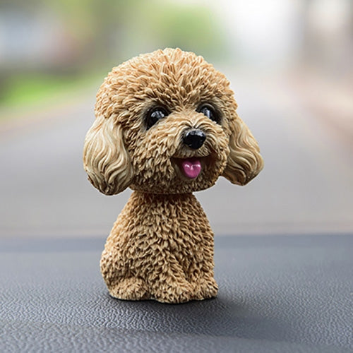 Shaking Head Dog Car Ornaments Resins Lovely Cartoon Dog New Year Gifts with Double-sided Adhesive Tape, Inu Cartoon Dog, Bulldog Cartoon Dog, Husky Dog Cartoon Dog, Corgi Dog Cartoon Dog, White Teddy Cartoon Dog, Brown Teddy Cartoon Dog               ...