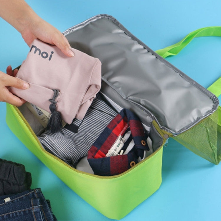 Portable Double Layer Mesh Sport Duffel Beach Picnic Shoulder Storage Bag Handbag, Double Layer Handbag(Red), Double Layer Handbag(Black), Double Layer Handbag(Green), Double Layer Handbag(Blue)