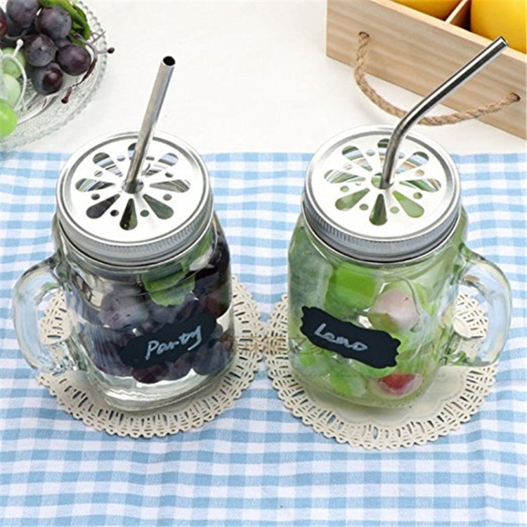 5pcs Reusable Stainless Steel Straight Drinking Straw + Cleaner Brush Set Kit,  266*6mm, 266*6mm (Straight)