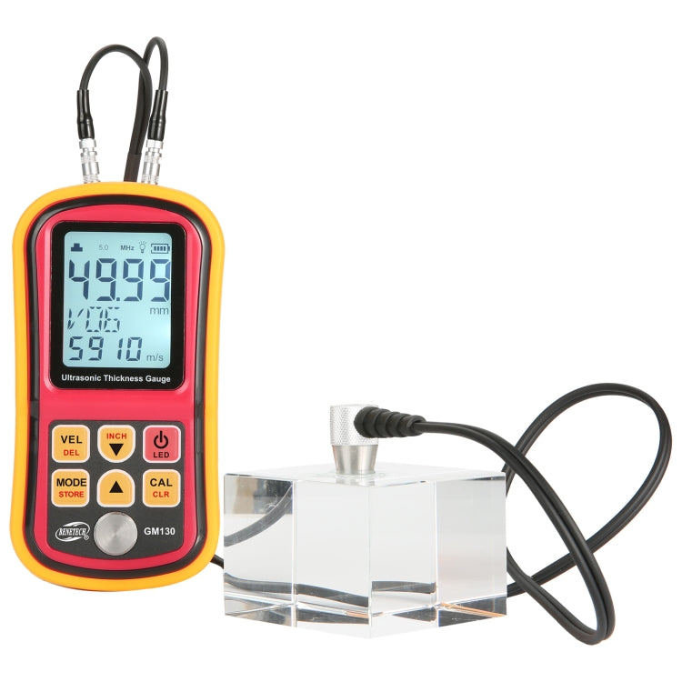 BENETECH GM130 Ultrasonic Thickness Meter Tester Gauge, Measure Range: 1.00~300.0mm, GM130