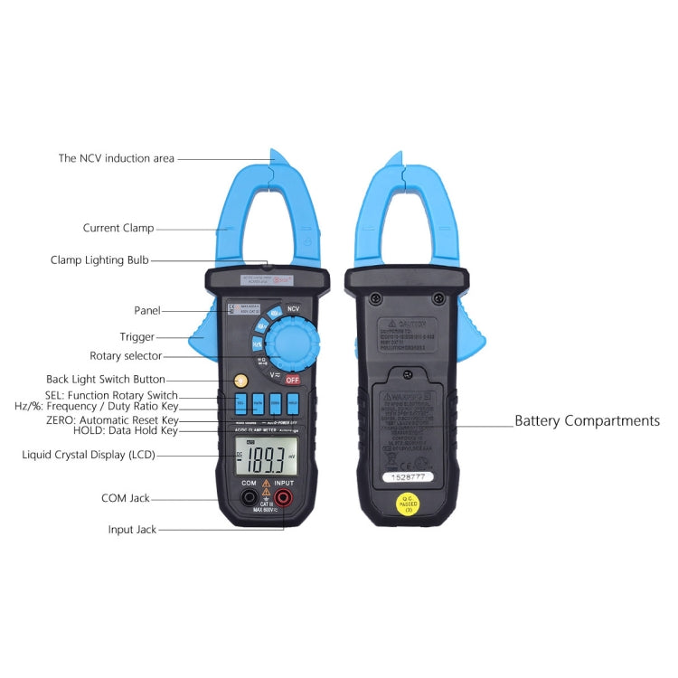 BSIDE ACM03 Plus 400A  AC / DC Clamp Meter, BSIDE ACM03