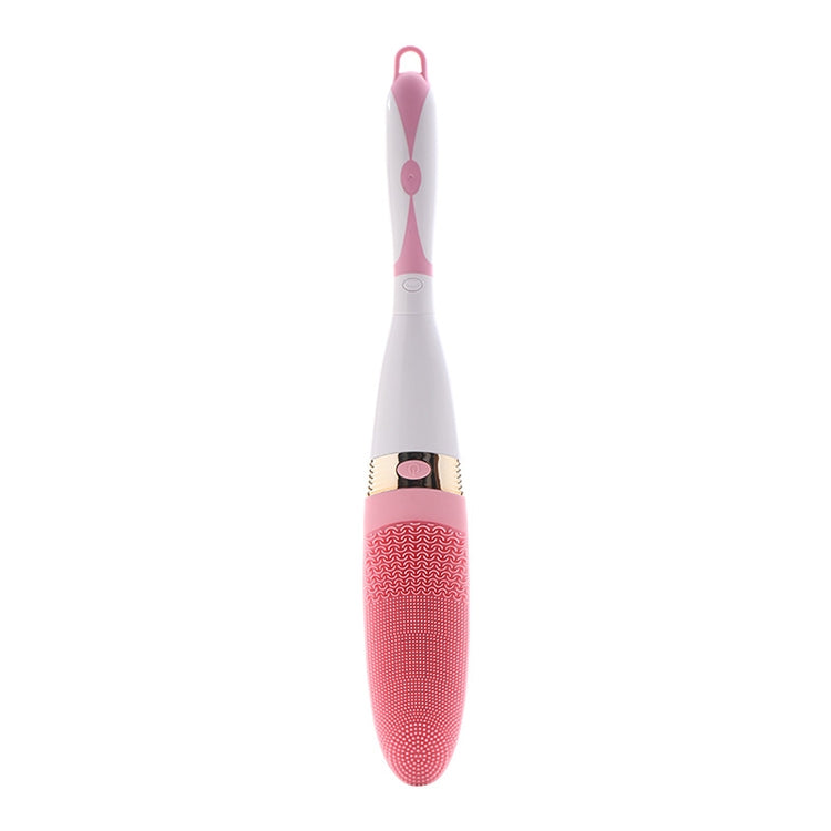 CNaier AE-8381 Household Waterproof Vibration Silicone Electric Massage Bath Body Brush (Pink)