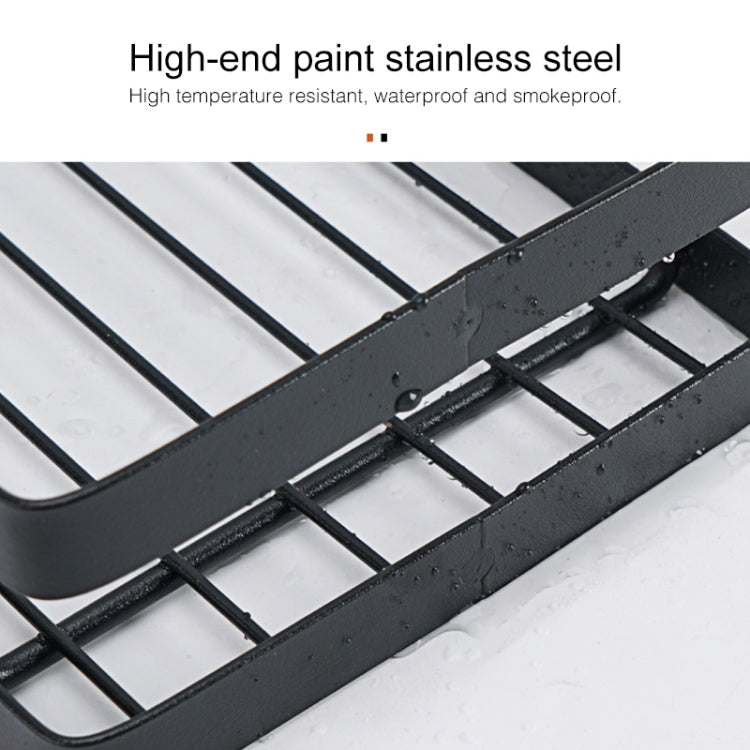 Stainless Steel Wall-mounted Kitchen Rack Double Cage Chopsticks Canister Holder, Chopsticks Canister Holder