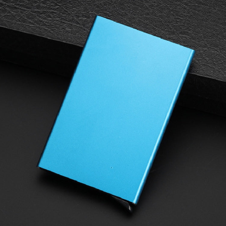Antimagnetic Stainless Steel PU Business Card Holder Credit Card Case, Size: 10*6.2*0.8cm
