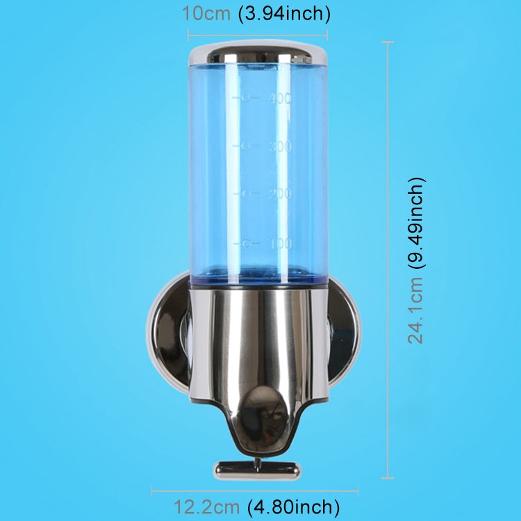 Hotel Shower Manual Dispenser Wall Mounted Washing Liquid Shampoo Soap Bottle, Capacity: 500ml, 500ml/Blue, 500ml/Purple, 500ml/Silver, 500ml/White, 500ml/Dark Red, 500ml/Green, 500ml/Gold
