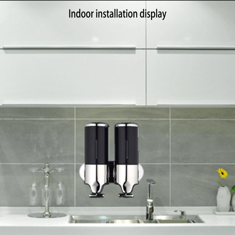Hotel Shower Manual Dispenser Wall Mounted Washing Liquid Shampoo Soap Bottle, Capacity: 500ml, 500ml/Blue, 500ml/Purple, 500ml/Silver, 500ml/White, 500ml/Dark Red, 500ml/Green, 500ml/Gold