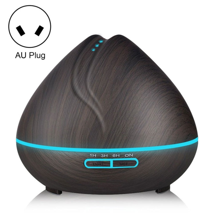 Peach Shape Wood Grain Remote Control Ultrasonic Humidifier Aromatherapy Machine Automatic Alcohol Sprayer with LED Lights, Capacity: 400mL, AU Plug (Light Wood Color), Diamond Dark Wood Color, Diamond Light Wood Color, Peach Shape Dark Wood Color     ...