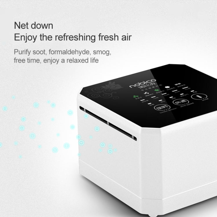 Nobico J008 Air Purifier Home Desktop Negative Ion Mini Purifier(Brown)