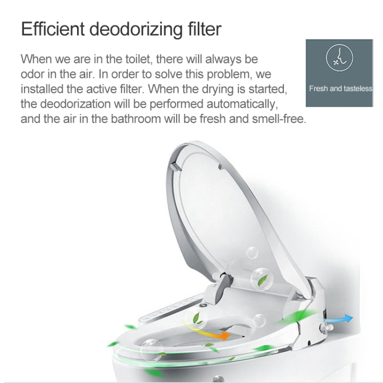 Universal Bathroom Automatic Flushing Drying Massage Intelligent Toilet Cleaner Cover