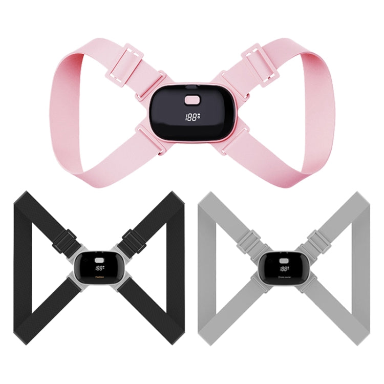 Smart Posture Corrector Adult Child Intelligent Posture Reminder Posture Trainer, Orthotic (Grey), Orthotic (Black), Orthotic (Pink)