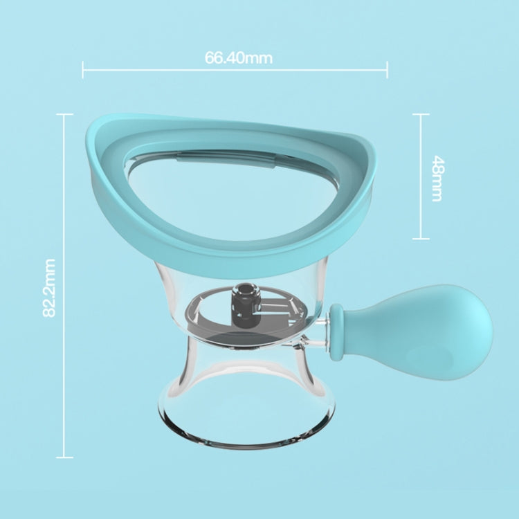 LSHOW YJK121 Extrusion Flushing Eye Cup Eyewash Instrument (Blue)