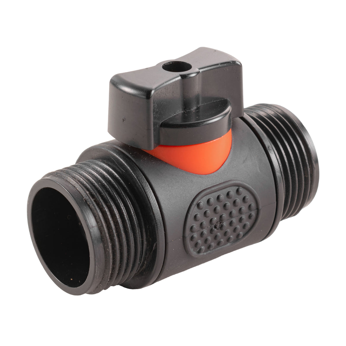 In-Line BSPM Valve with 2 x 20mm MDPE Straight Connectors
