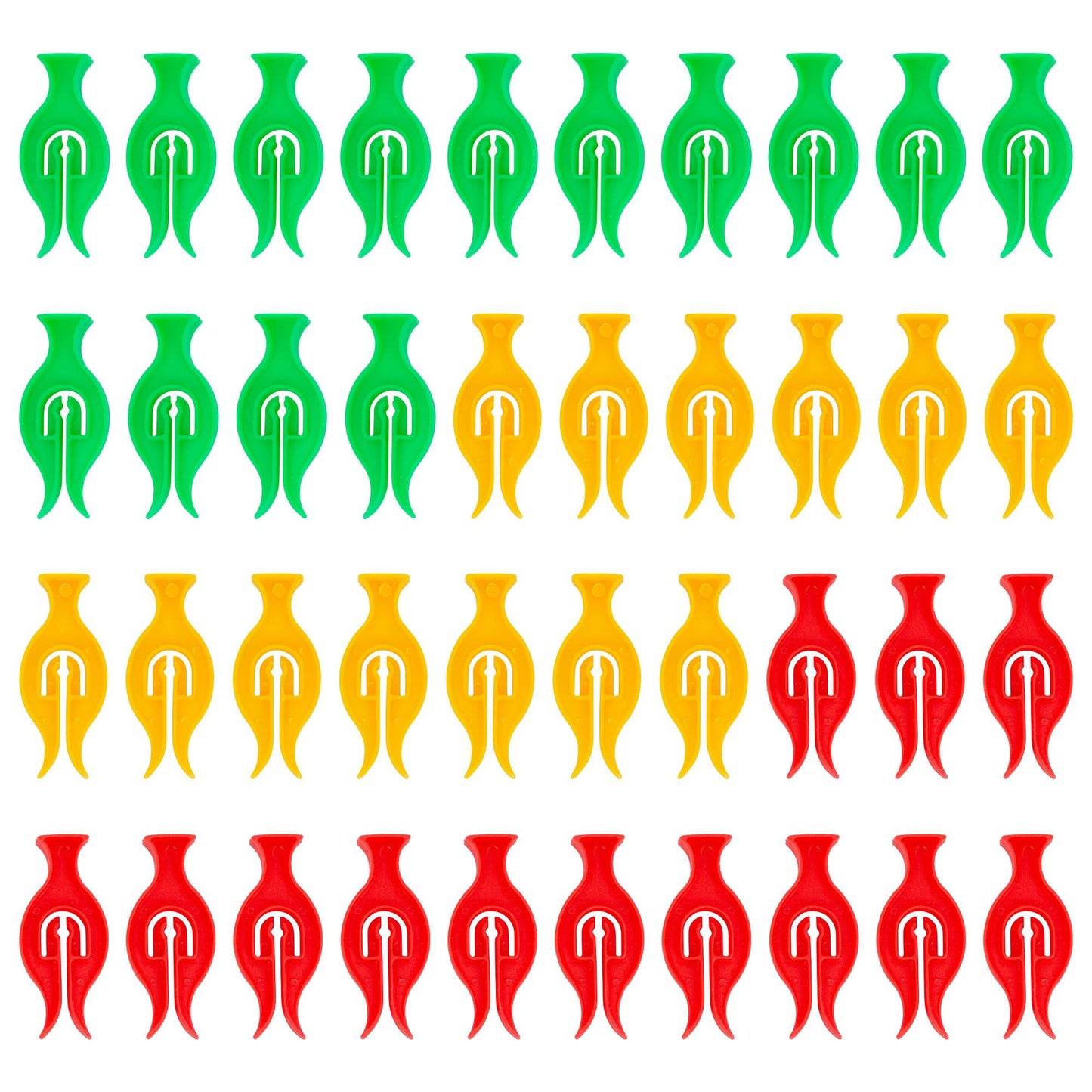 Multi Plastic Storm Clothes Pegs - Pack of 40