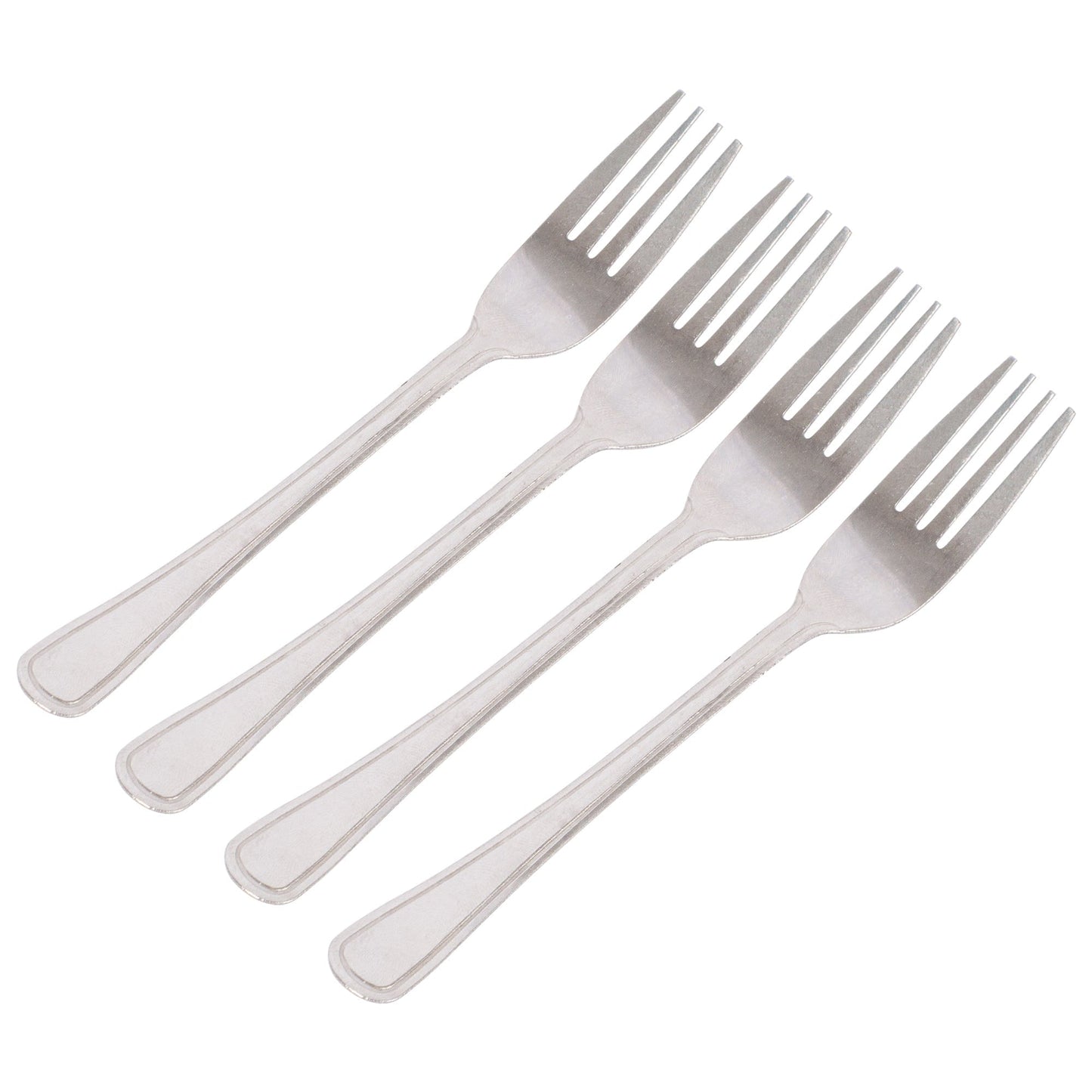 Stainless Steel Dinner Forks - Pack of 4