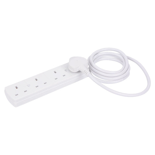 4-Way Extension Lead with 2m Cable