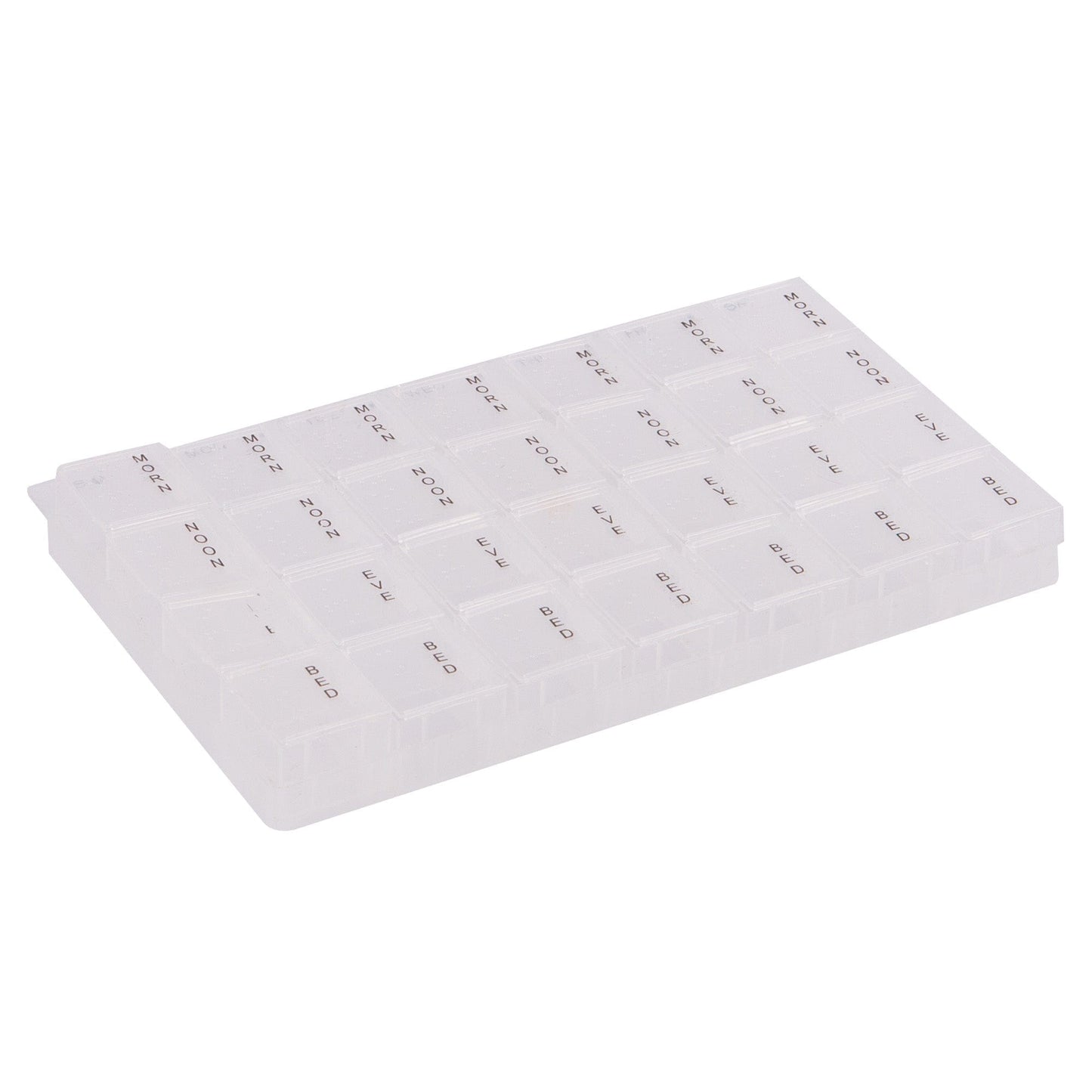 White 7-Day Pill Box - 4-a-Day