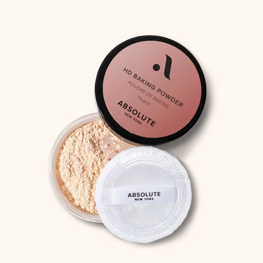 Absolute New York HD Powder - Flawless Oil Control & Long-Lasting Set for All Skin Types 20g