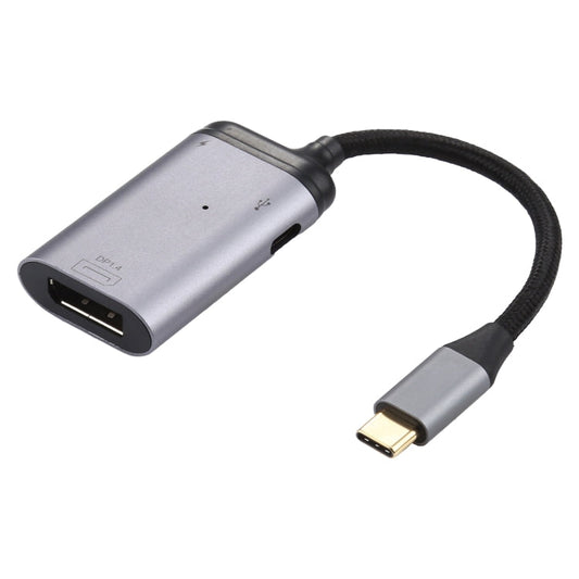 4K USB-C / Type-C to DisplayPort 1.4 + PD Data Sync Adapter Cable, Type-C to DP