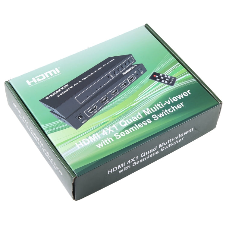 4 in 1 Out HDMI Quad Multi-viewer with Seamless Switcher, EU Plug, 4 x 1, UK Plug, 4 x 1, US Plug, 4 x 1, EU Plug, 4 x 1, AU Plug