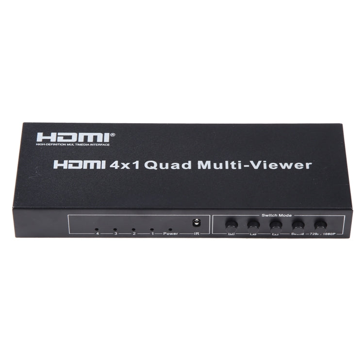 4 in 1 Out HDMI Quad Multi-viewer with Seamless Switcher, EU Plug, 4 x 1, UK Plug, 4 x 1, US Plug, 4 x 1, EU Plug, 4 x 1, AU Plug