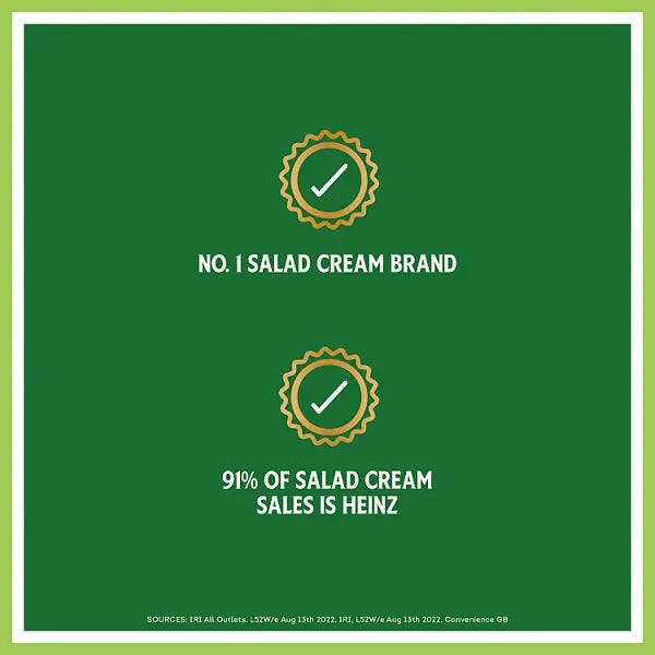HEINZ Salad Cream Original 285g (Case of 12)