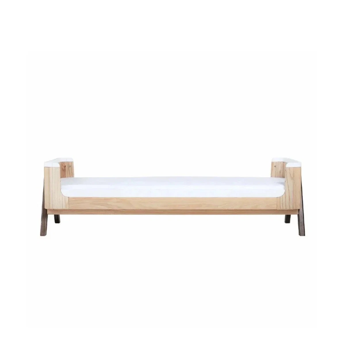 Gaia Baby Hera Junior Bed Extension with Mattress - Natural/Walnut