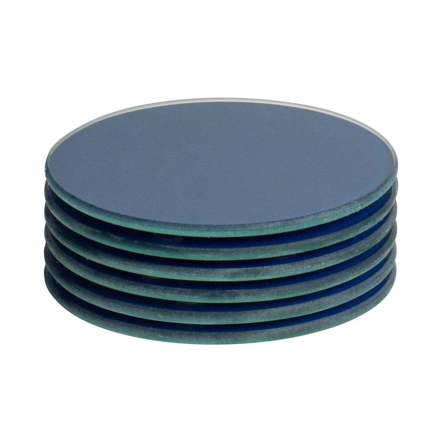 Round Glass Coasters - Pack of Six
