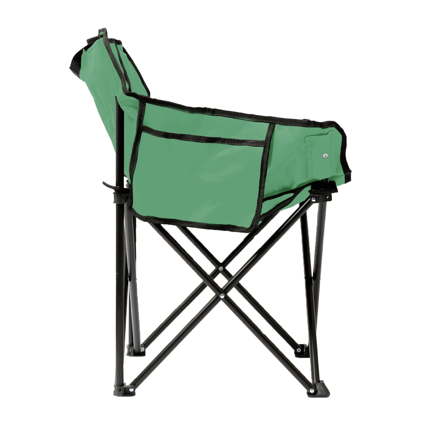 Premium Folding Camping Chair with Pockets & Carry Bag