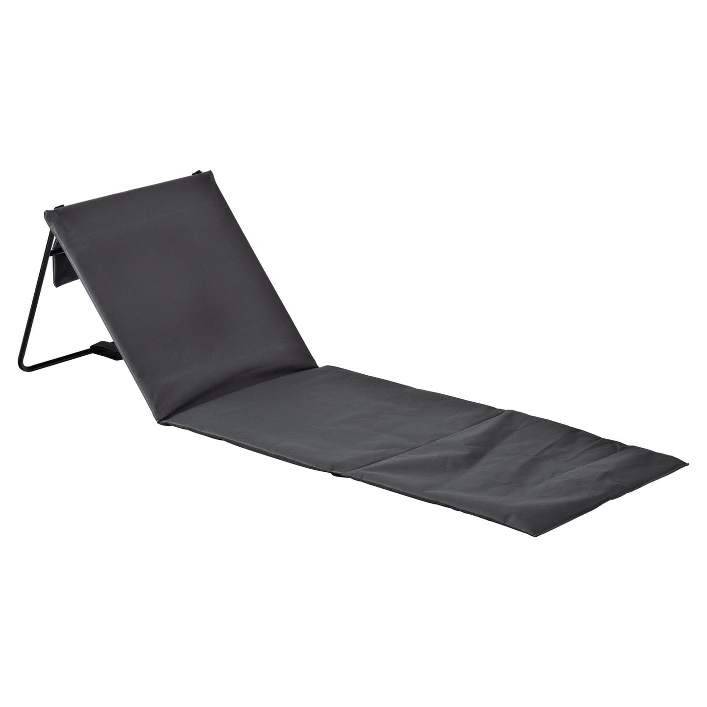Folding Canvas Beach Lounger