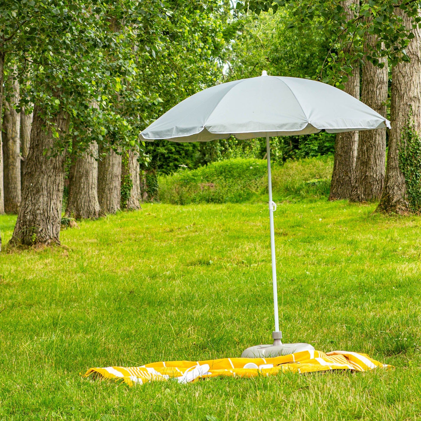 1.74m Metal Beach Parasol