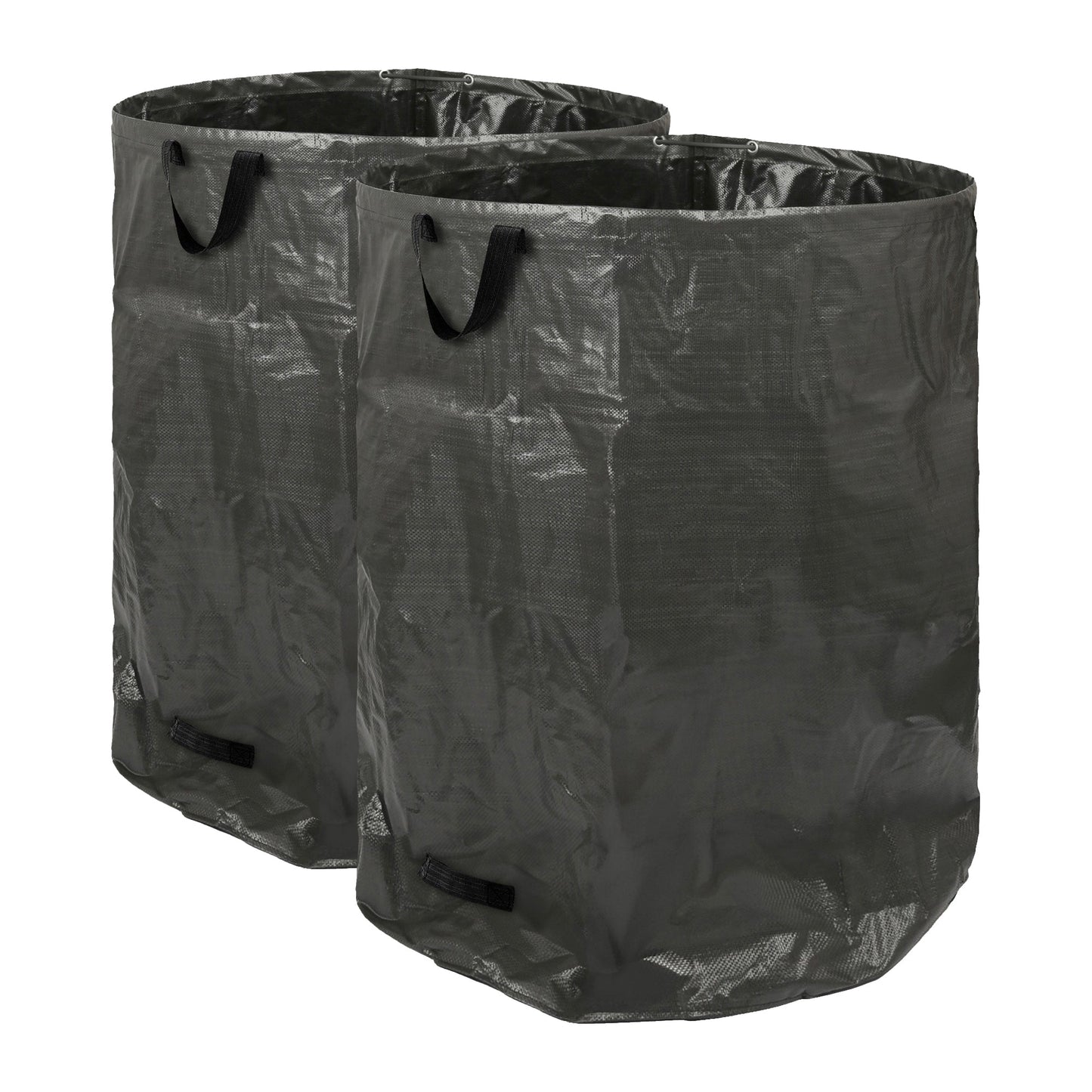 Heavy-Duty Garden Waste Bags - Black - Pack of 2