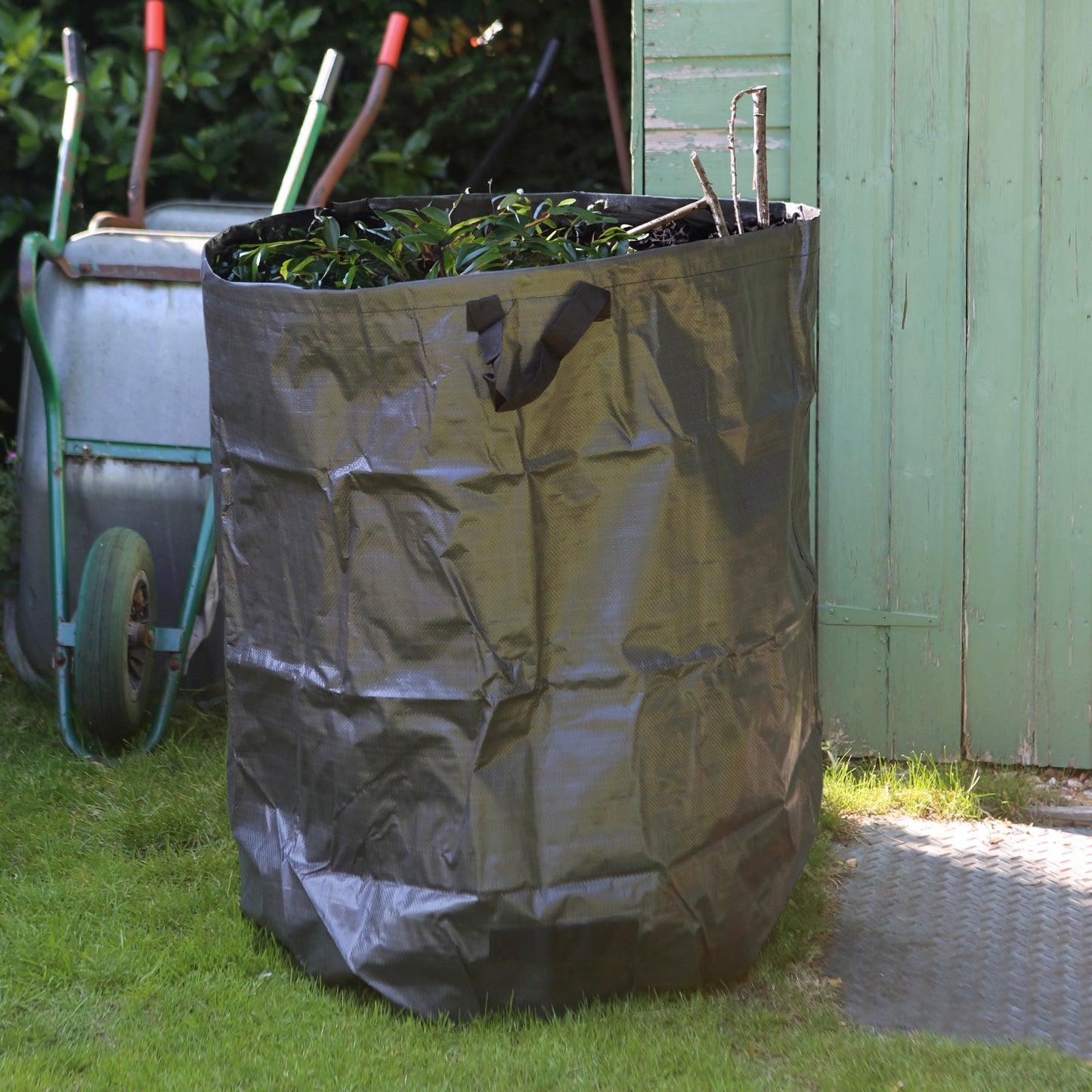 Heavy-Duty Garden Waste Bags - Black - Pack of 2