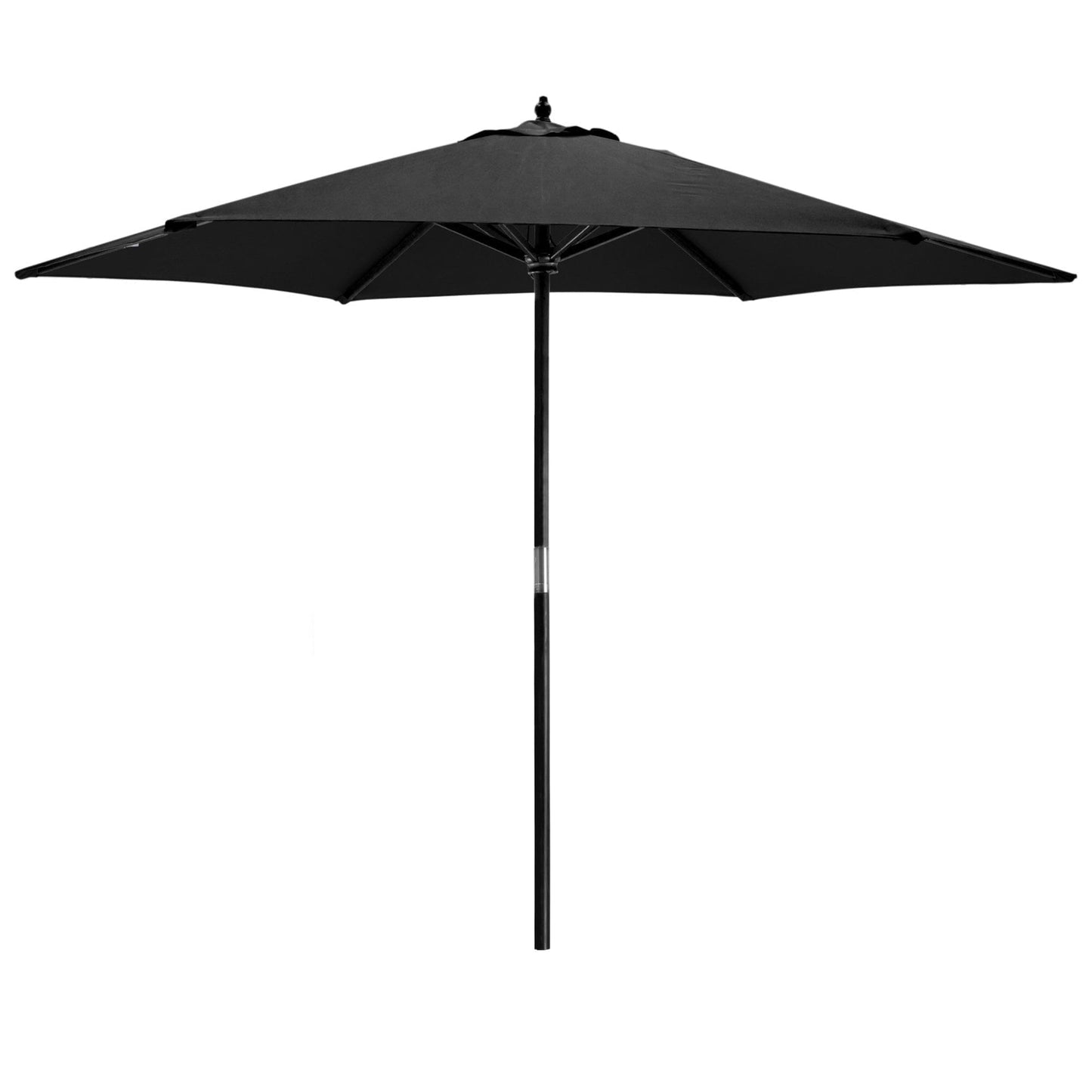 2.7m x 2.5m Wooden Garden Parasol