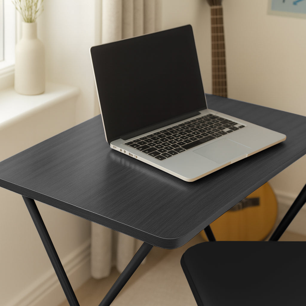 Folding Wooden Desk & Chair Set