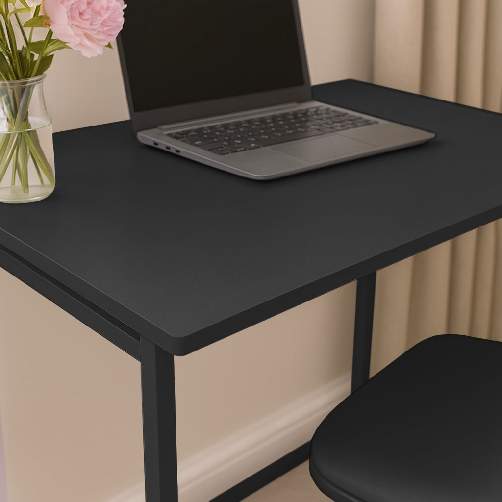 Deluxe Folding Wooden Desk & Chair Set