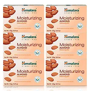 Himalaya Herbals Almond Soap Nourishing & Moisturising for Dry & Normal Skin (6 Pack)