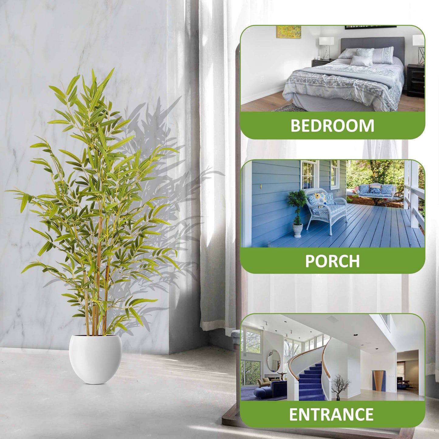Arrow Bamboo 1.8M with 1107 Lush Leaves - Artificial Plant