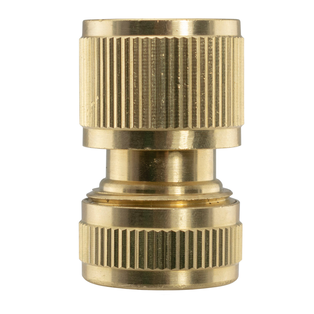 16mm Barbed Straight with BSPF-Quick Connect Valve & Hose Connector Brass