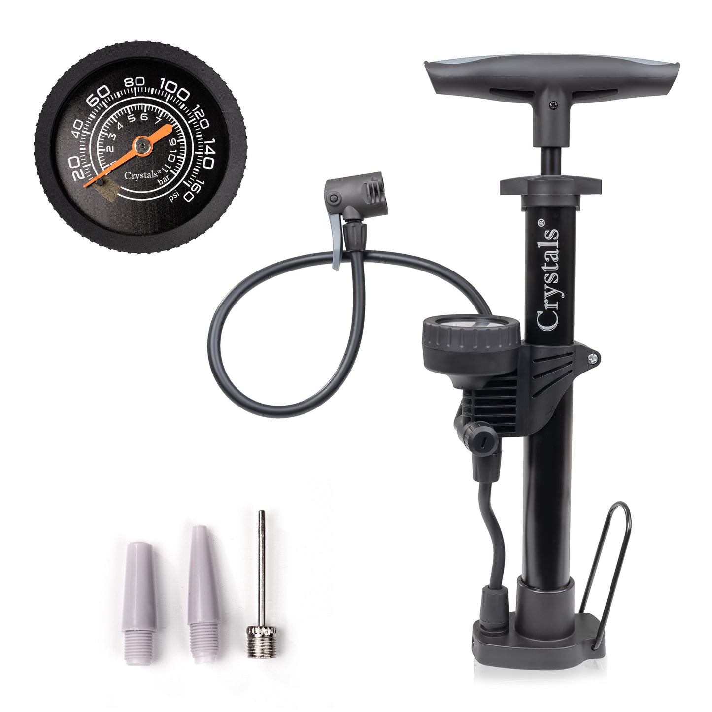 Mini Hand Air Pump With Gauge