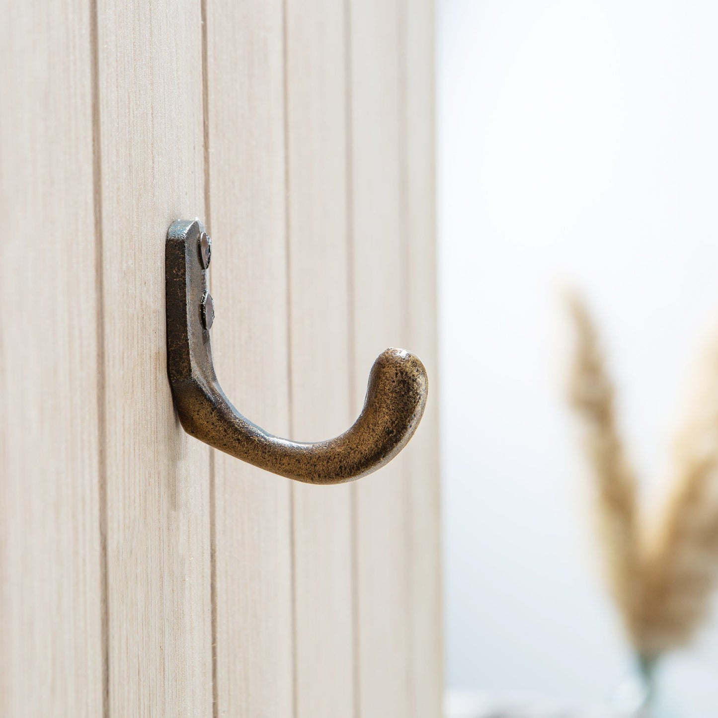 20mm x 55mm Black Single Coat Hook