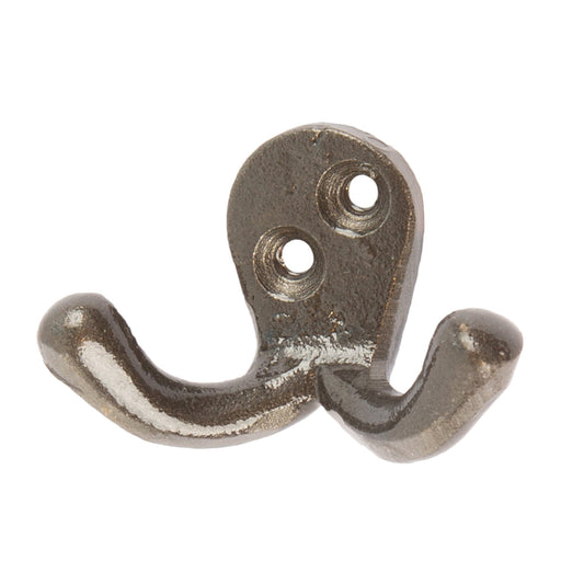 50mm x 35mm Raw Double Coat Hook