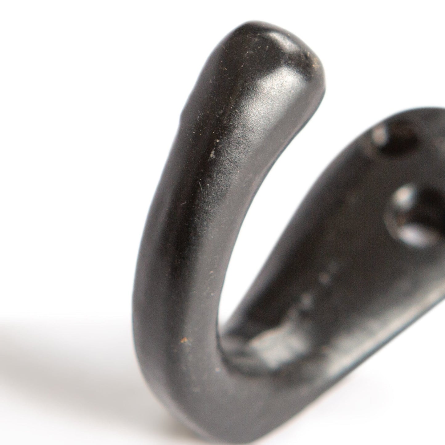 20mm x 45mm Black Single Robe Hook