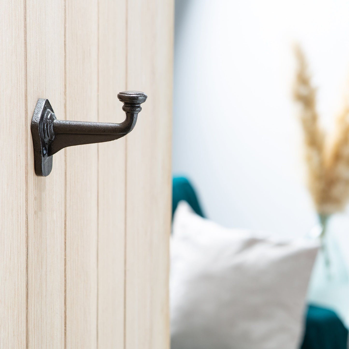 40mm x 70mm Black Flat Top Larder Hook