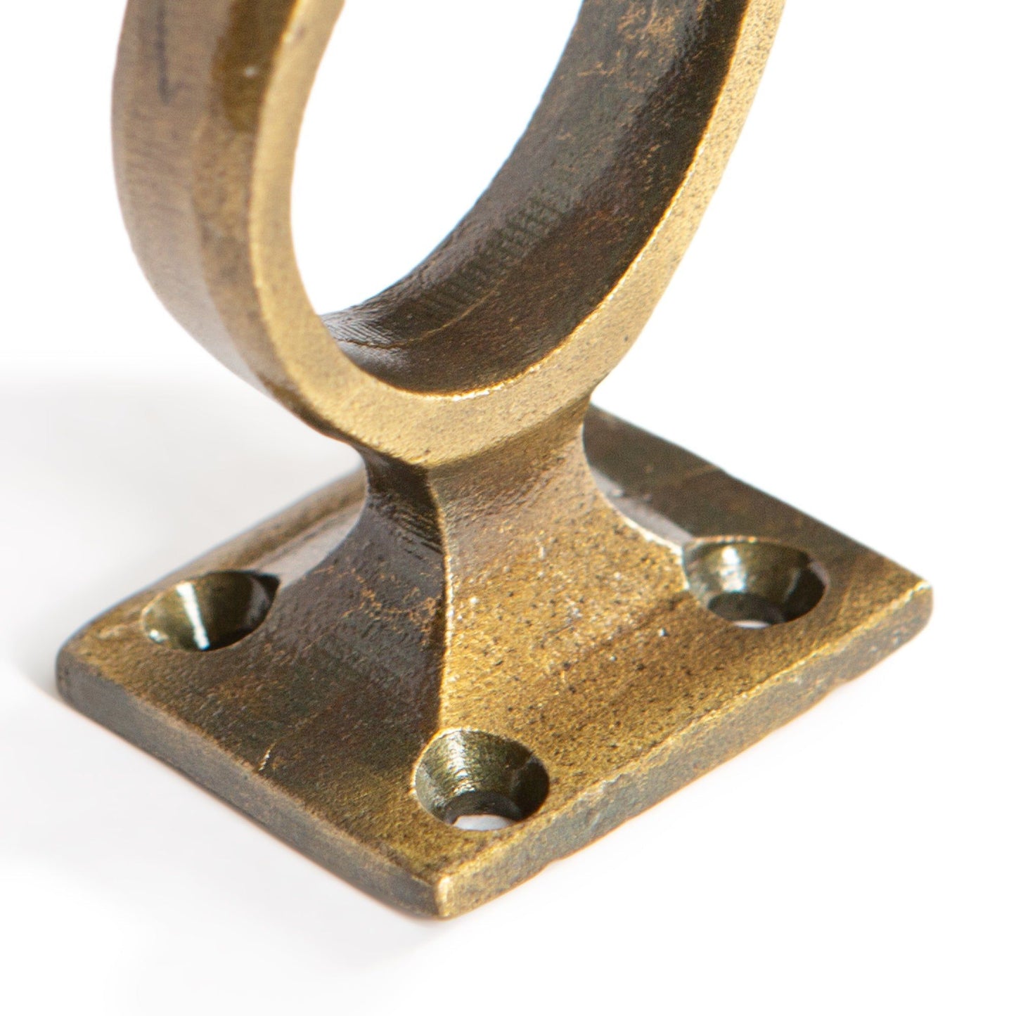 35mm x 80mm Brass Square Back Hat & Coat Hook