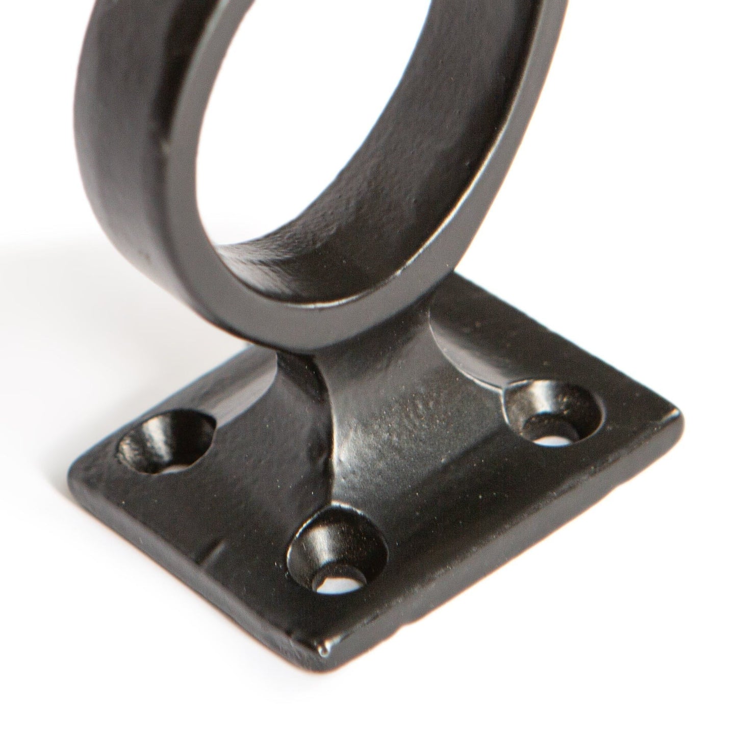35mm x 80mm Black Square Back Hat & Coat Hook