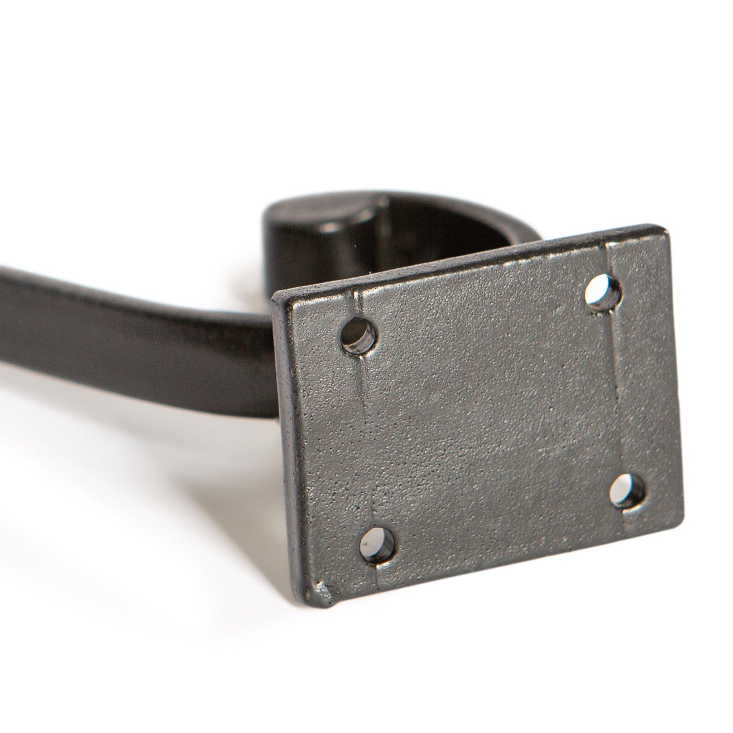 35mm x 105mm Black Square Back Hat & Coat Hook