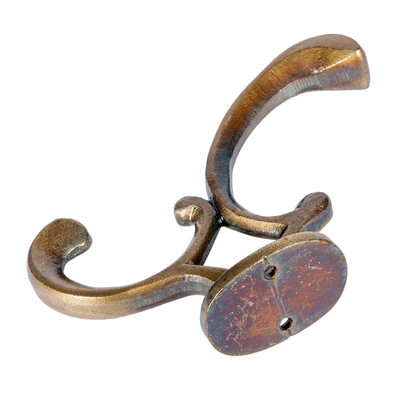 30mm x 130mm Brass Ornamental Hat & Coat Hook